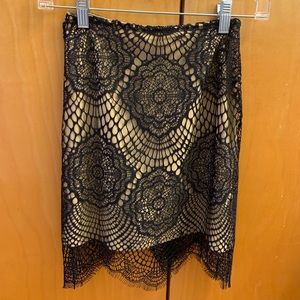 FOR LOVE AND LEMONS lace skirt
